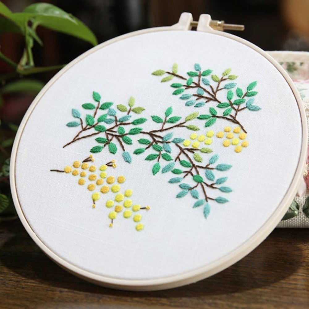 flower embroidery kit Handmade Embroidery Beginner